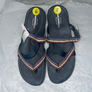 Merrell Air Cushion Memory Foam Select Grip Multicolored Sandals